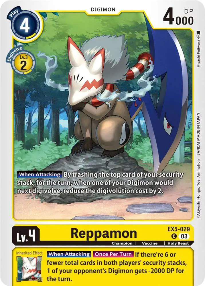 Digimon Animal Colosseum Common Reppamon EX5-029