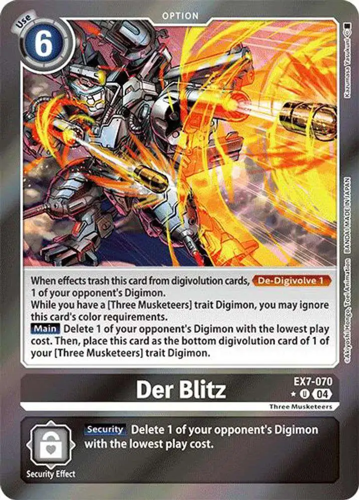 Digimon Trading Card Game Liberator Single Card Uncommon Der