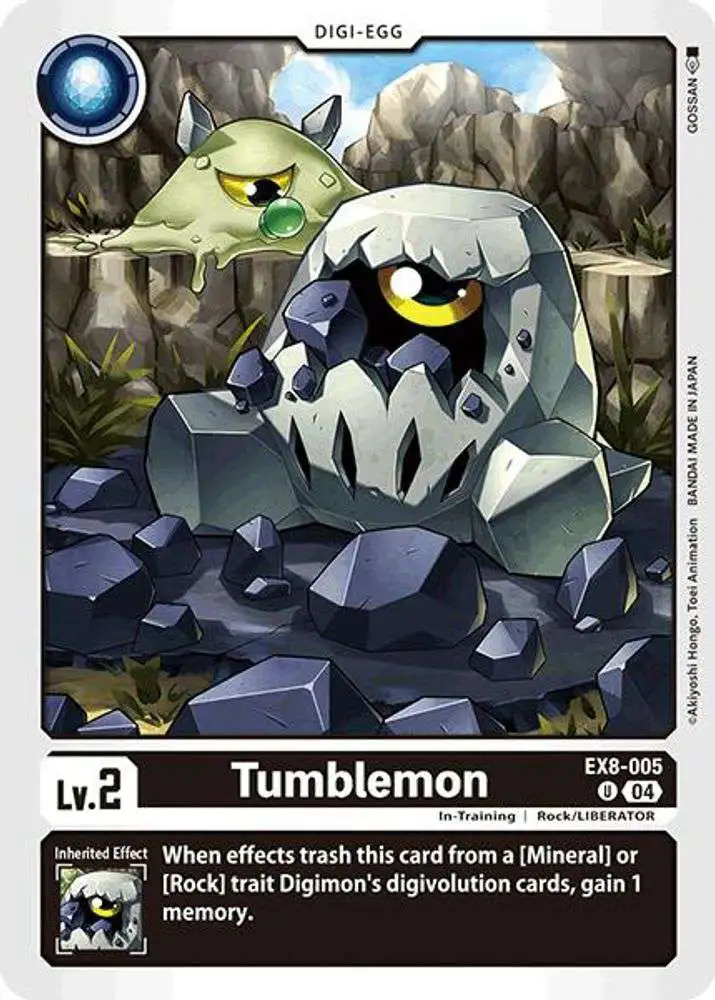 Digimon Trading Card Game Chain of Liberation Uncommon Tumblemon EX8-005