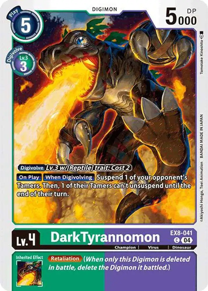 gold numbered digimon card ZubaEagermon [EX6-008] [Infernal Ascension] — Darkhold Games