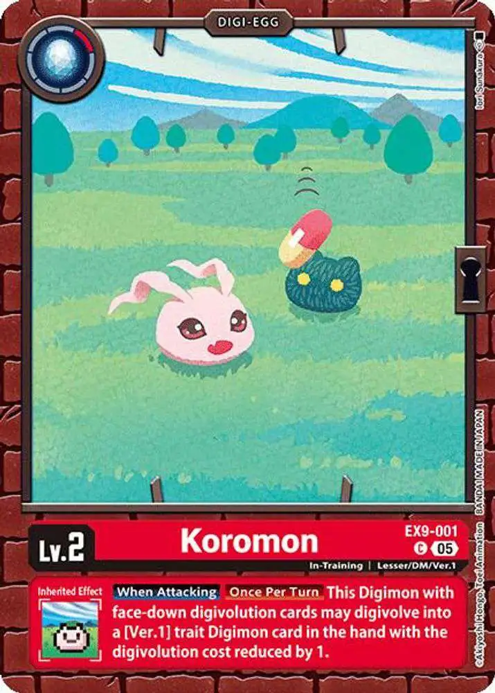 Digimon Trading Card Game Versus Monsters Common Koromon EX9-001