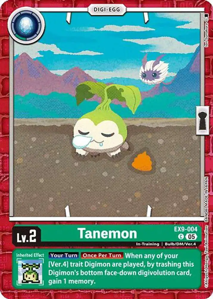 Digimon Trading Card Game Versus Monsters Common Tanemon EX9-004