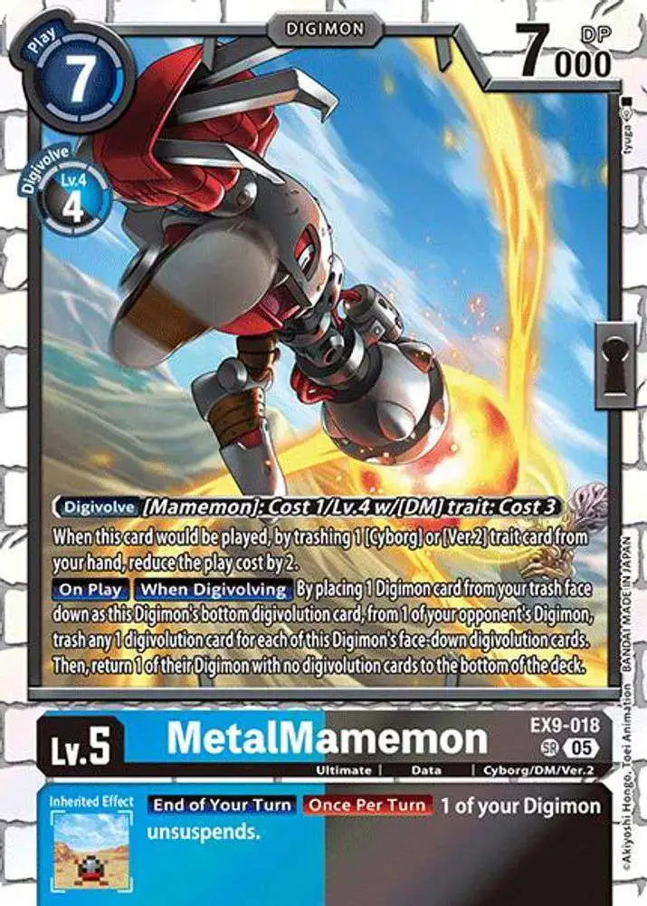 メタルマメモン/EX9/SP/デジモンカード MetalMamemon (SP) - Versus Monsters - Digimon Card Game