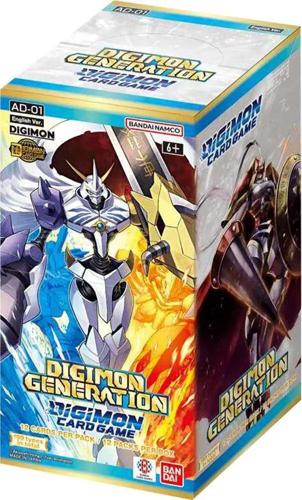 Digimon Card Game Generations Advance Booster Box AD-01 [ENGLISH, 12 Packs]