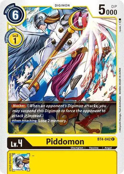 Digimon Trading Card Game Great Legend Common Piddomon BT4-042