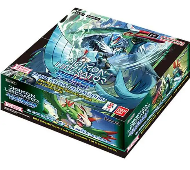 Trading Card Game Digimon Liberator Booster Box EX07 [24 Packs]