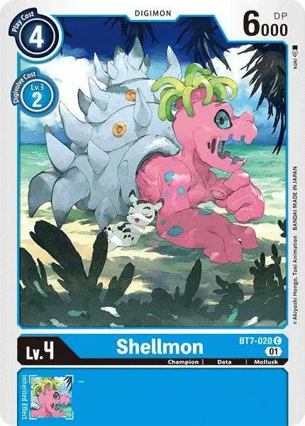 Digimon Trading Card Game Next Adventure Common Shellmon BT7-020