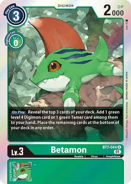 Digimon Trading Card Game Next Adventure Rare Betamon BT7-044