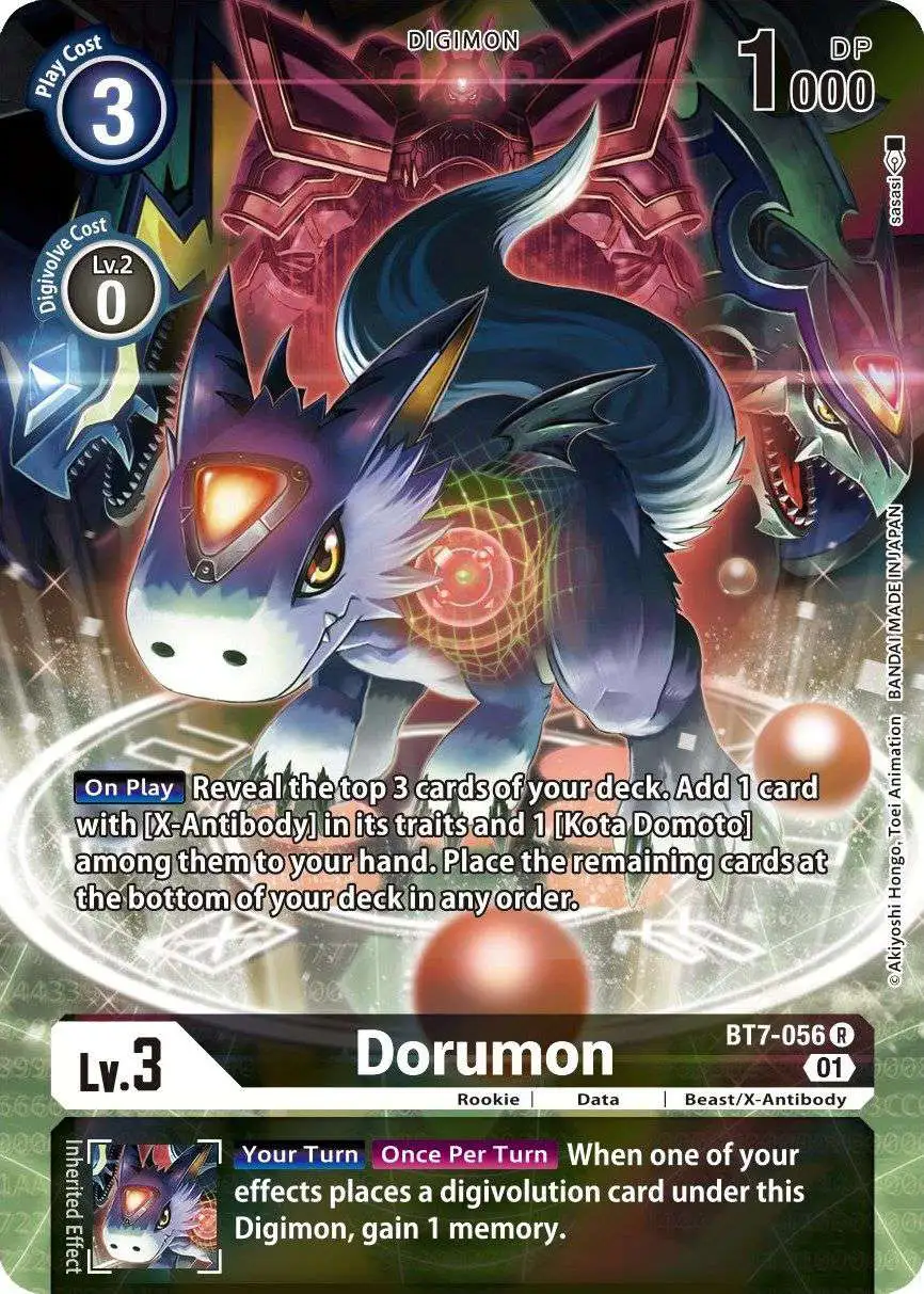 Digimon Trading Card Game Next Adventure Rare Dorumon BT7-056 [Alternate Art]