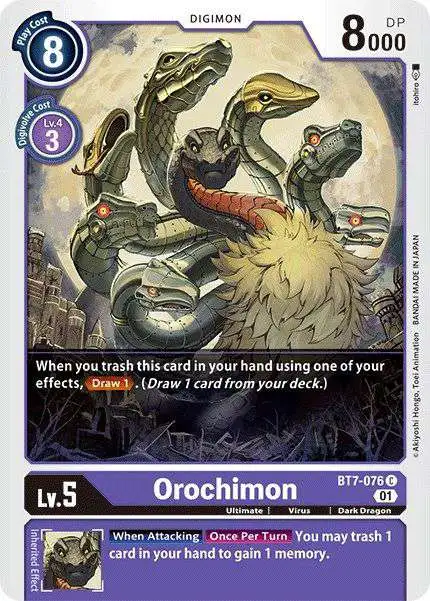 Digimon Trading Card Game Next Adventure Common Orochimon BT7-076