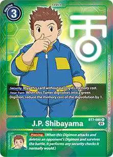 Digimon Trading Card Game Next Adventure Rare J.P. Shibayama BT7-089 [Box Topper]