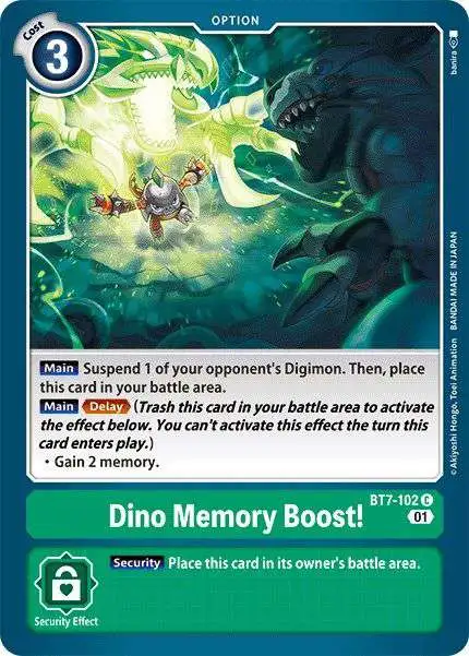 Digimon Trading Card Game Next Adventure Common Dino Memory Boost! BT7-102
