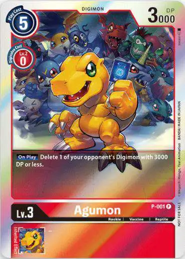 Digimon Trading Card Game Promo Cards Promo Agumon P-001