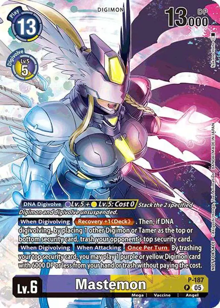 Digimon Trading Card Game World Convergence Promo Mastemon P-187 [Illustration Celebration Pack]