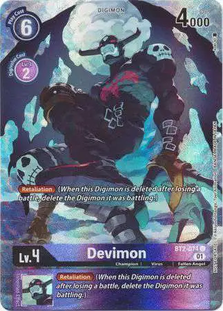 Digimon Trading Card Game Promo Cards Promo Devimon BT2-074 [1-Year Anniversary Box Topper]