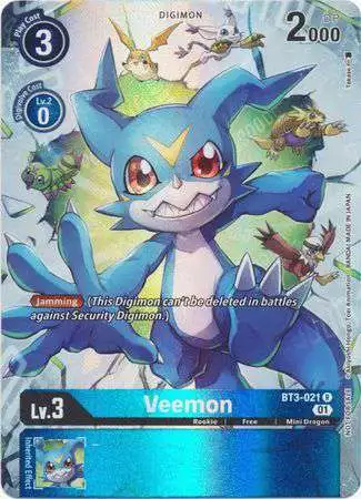 Digimon Trading Card Game Promo Cards Promo Veemon (1-Year Anniversary Box Topper) BT3-021