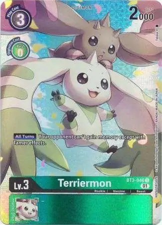 Digimon Trading Card Game Promo Cards Promo Terriermon (1-Year Anniversary Box Topper) BT3-046