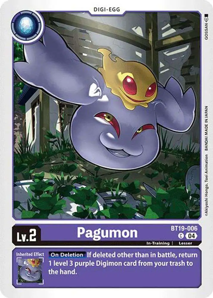 Digimon Trading Card Game Release Special Booster 2.0 Common Pagumon BT19-006