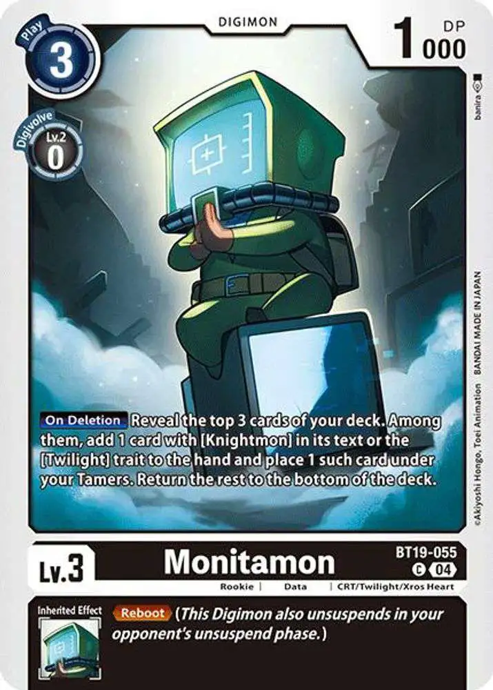 Digimon Trading Card Game Release Special Booster 2.0 Single Card Common  Monitamon BT19-055 - ToyWiz