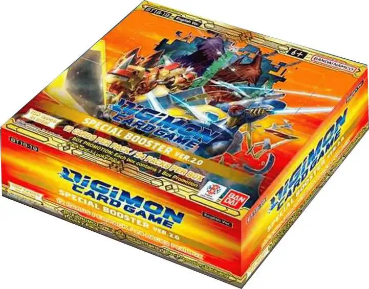 Digimon Card Game Release Special Booster Version 2 Booster Box BT18-19 [ENGLISH, 24 Packs]