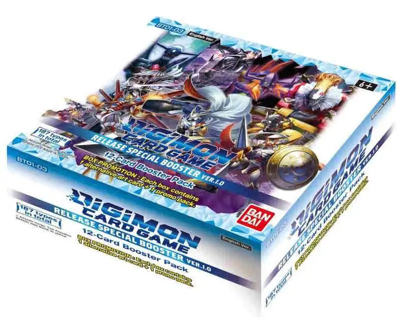 Digimon Card Game Release Special Booster Version 1.0 Booster Box [24 Packs]