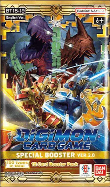 Digimon Card Game Release Special Booster Version 2 Booster Pack BT18-19 [ENGLISH, 12 Cards]