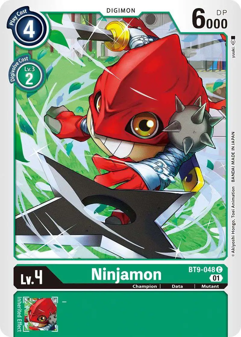 Digimon X-Record Common Ninjamon BT9-048