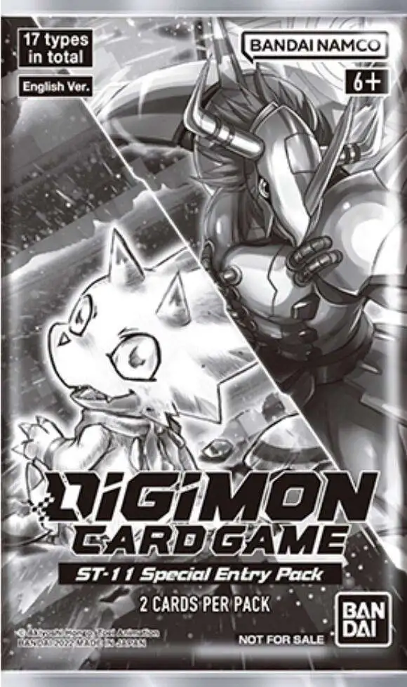 Digimon Trading Card Game St-11 Special Entry Pack Booster Pack [2 Cards]