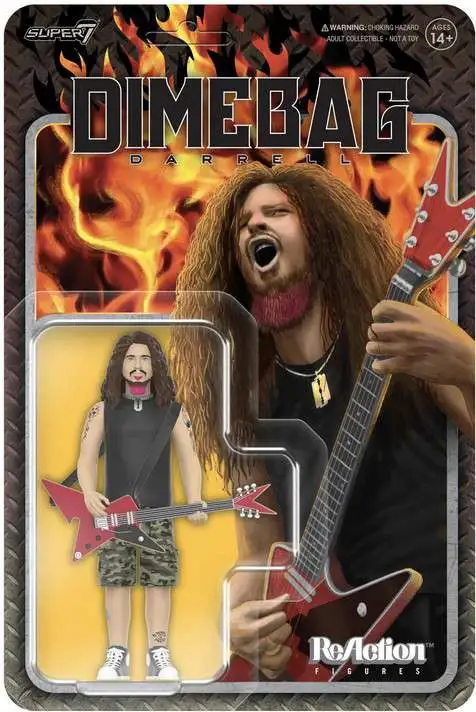 ReAction Heavy Metal Legends Dimebag Darrell Action Figure [Culprit]
