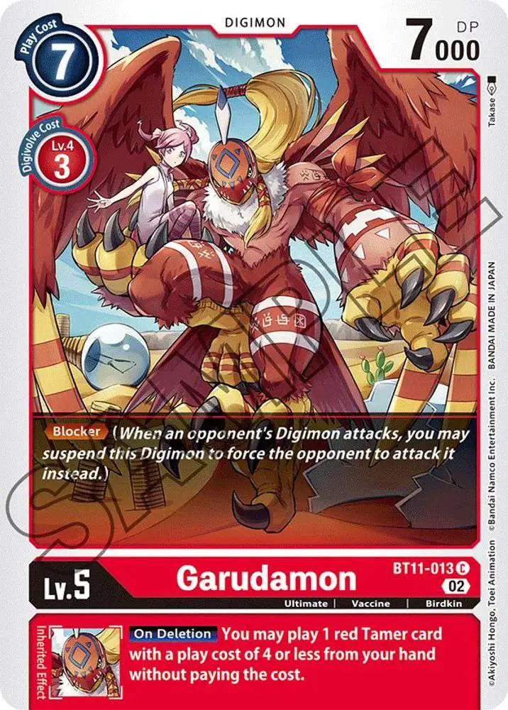 Digimon Trading Card Game Dimensional Phase Common Garudamon BT11-013