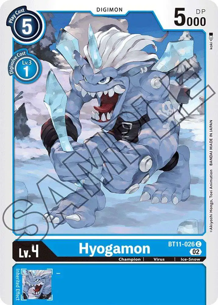 Digimon Trading Card Game Dimensional Phase Common Hyogamon BT11-026