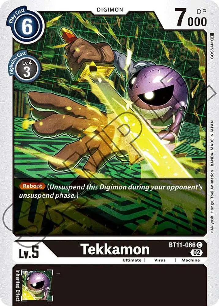 Digimon Trading Card Game Dimensional Phase Common Tekkamon BT11-066