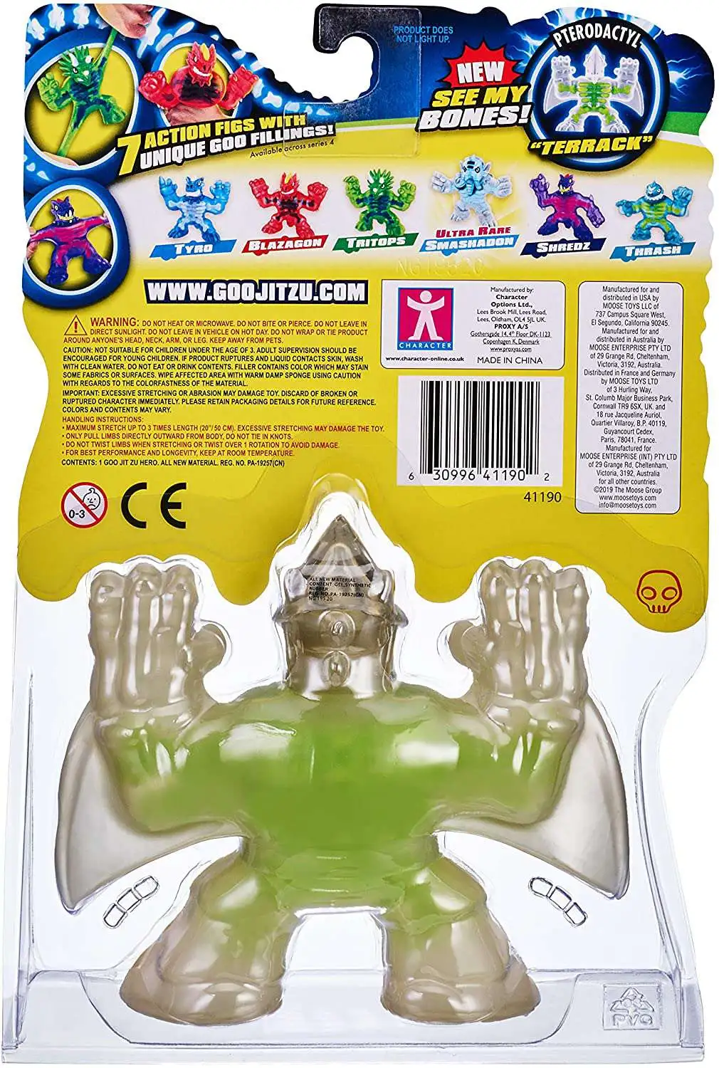 Heroes of Goo JIT Zu Dino X-ray Action Figure Terrack The Pterodactyl 2021 for sale online 