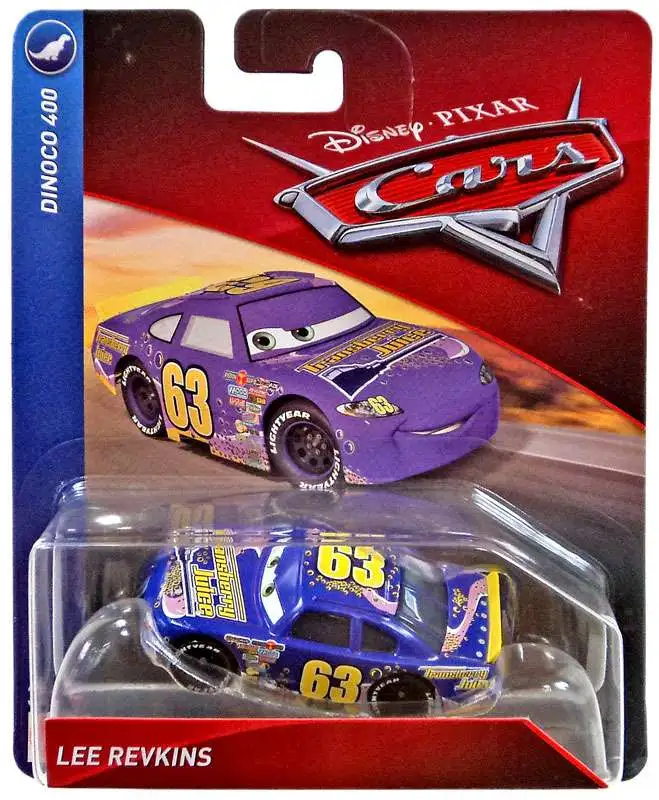 Disney / Pixar Cars Cars 3 Dinoco 400 Lee Revkins Diecast Car [Damaged Package]