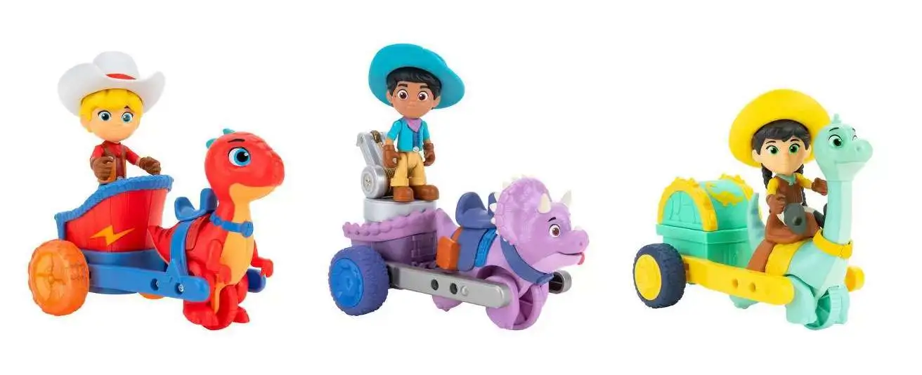 Dino Ranch Dino Riding Adventures Figure Set