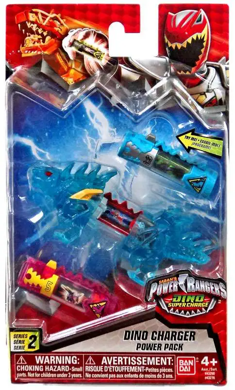 Power Rangers Dino Super Charge Series 2 Translucent Blue Dino Charger Power Pack #43276