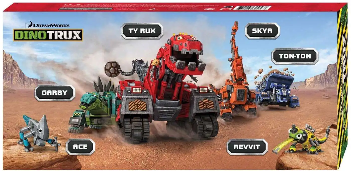 Dinotrux Ace and Click-Clack Diecast Vehicle 2-Pack 