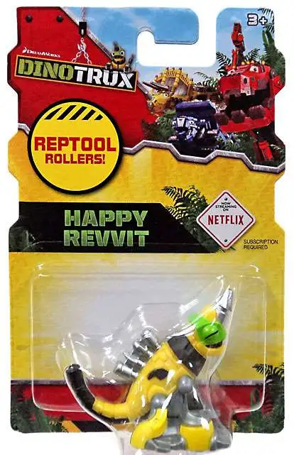 Dinotrux Reptool Rollers Happy Revvit Figure [Damaged Package]