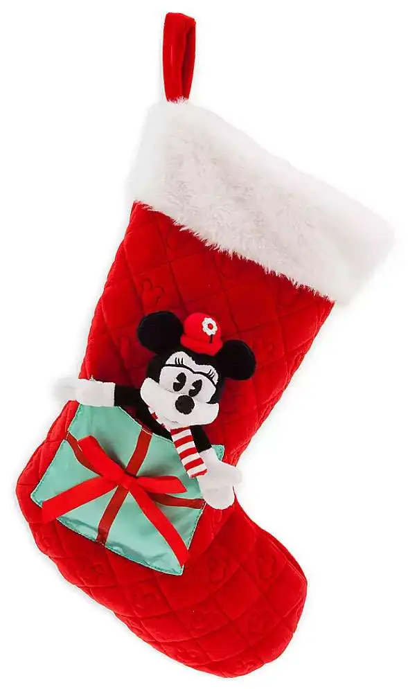 Cars Princess Mickey Mouse Santa Boots Christmas Sock Santa Stocking Hat 