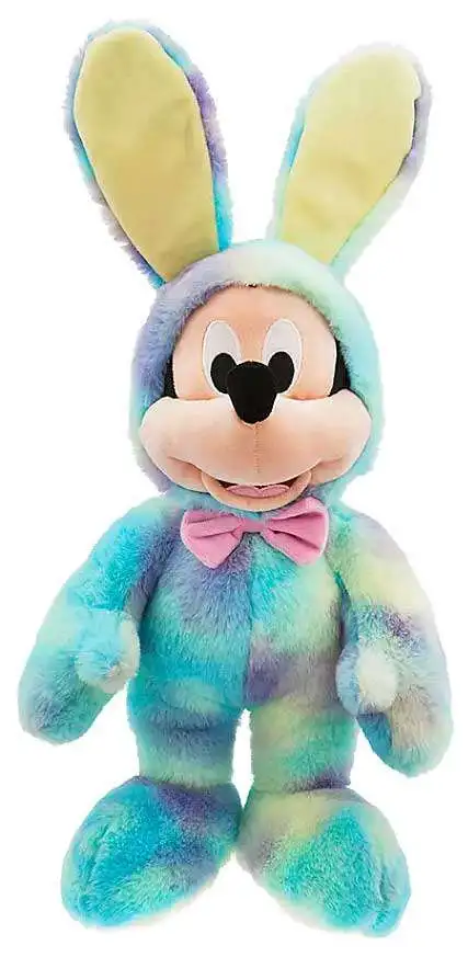 Disney Mickey Mouse Plush 12" Bunny Ears Blue Outfit 2018 