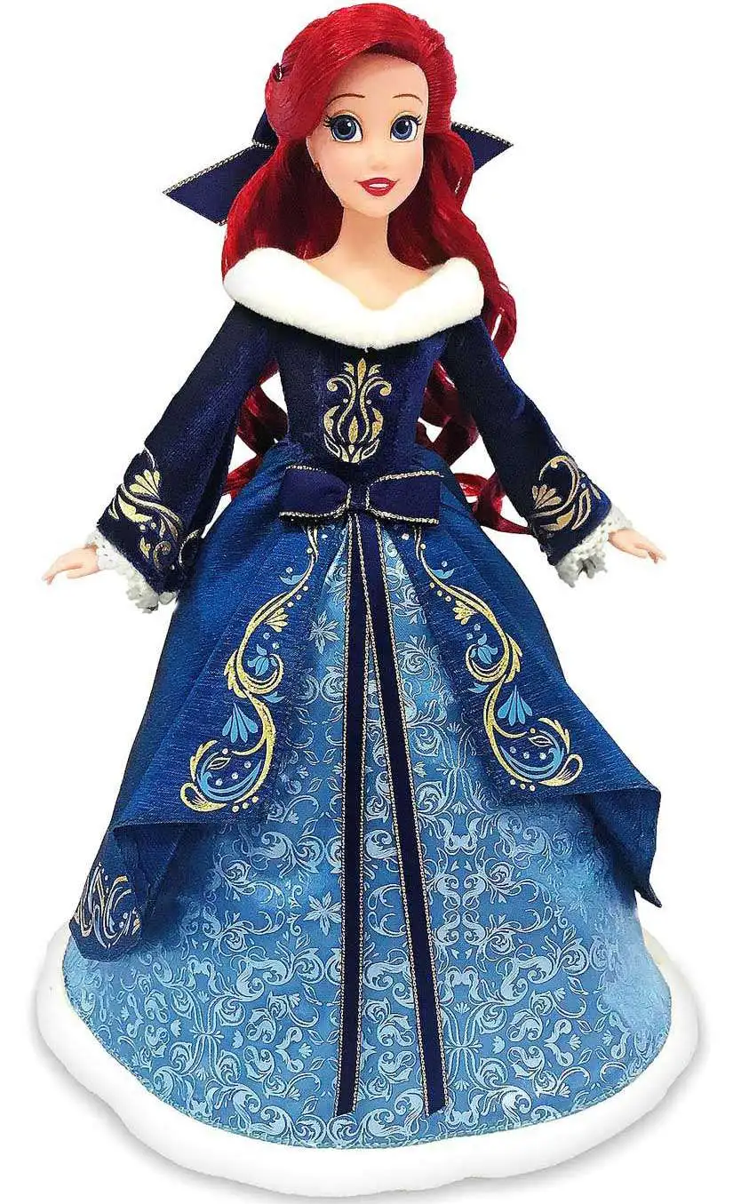 Bambola Doll 11" Ariel USA 2020 Disney Store CHRISTMAS Esclusiva USA LIMITED 