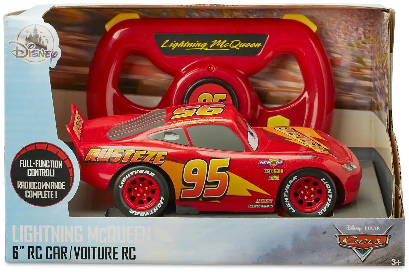 Disney Pixar Ooshies Cars 3 Rusteze Lightning McQueen New 