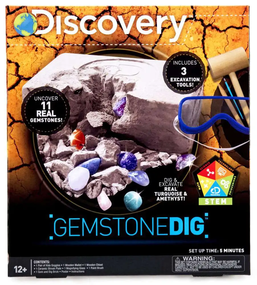 Discovery Gemstone Dig Science Kit