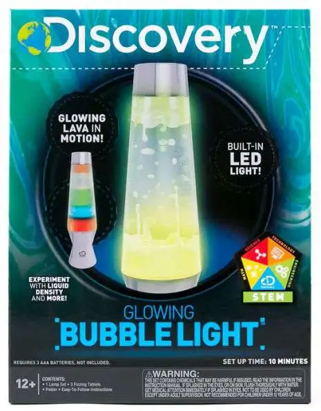 Discovery Glowing Bubble Light Science Kit