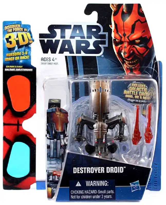 Star Wars Movie Legends 2012 Episode I The Phantom Menace 3.75 inch Destroyer Droid Action Figure by Hasbro 