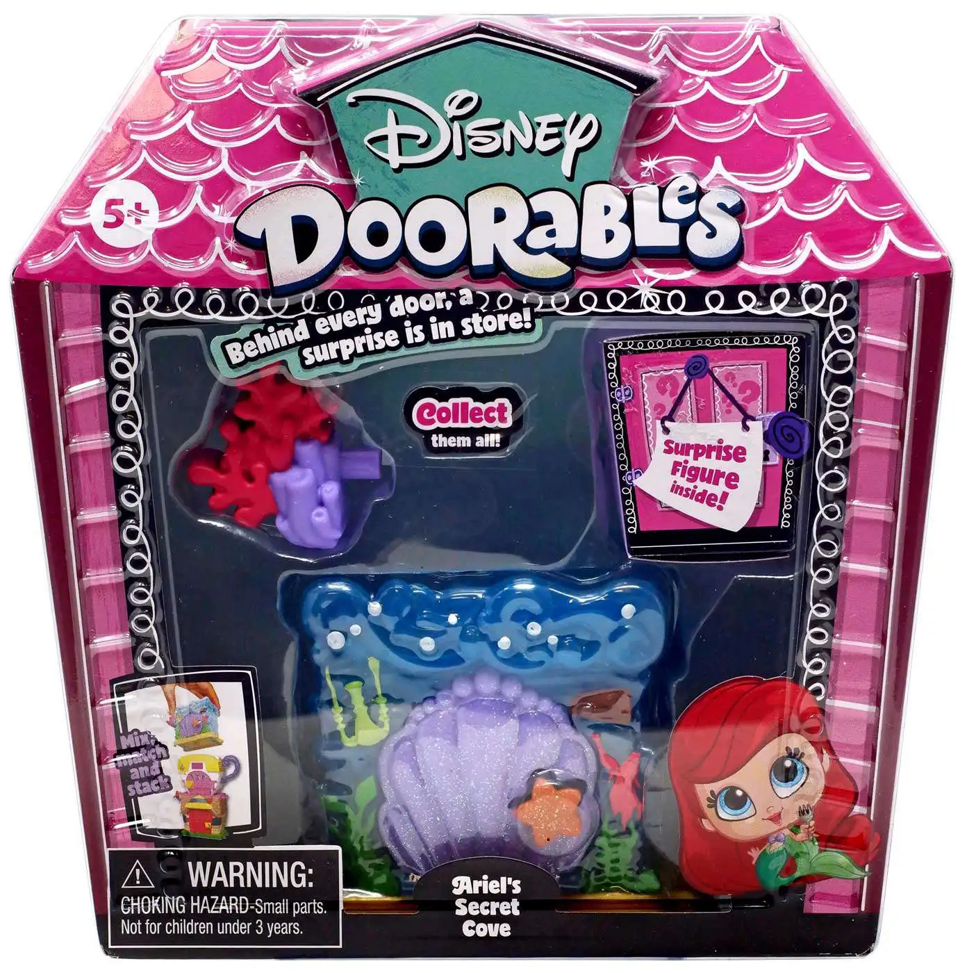 Disney Doorables Ariel's Secret Cove Mini Display Set [Version 3]