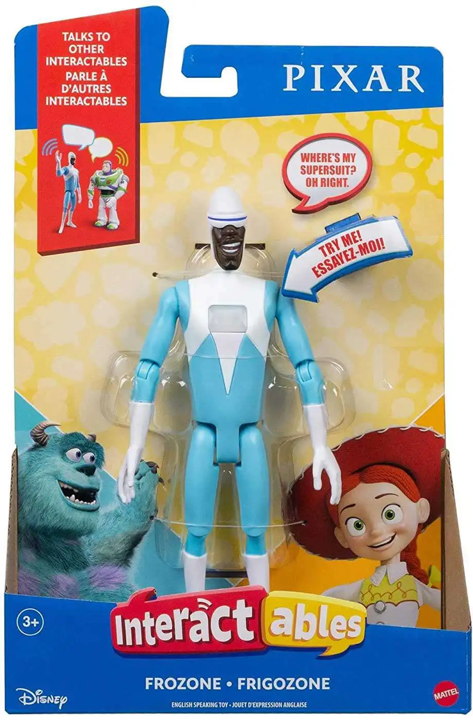 Pixar Interactables Talking Action Figure Movie Character Toy for 3 Year  Olds & Up 