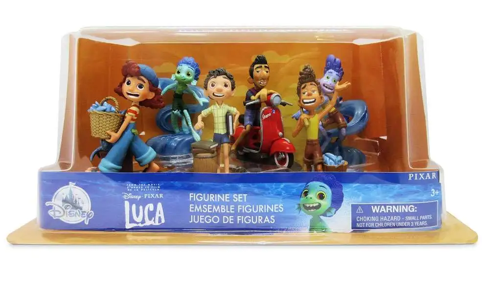 Disney Pixar Luca Luca Exclusive 6-Piece PVC Figure Play Set - ToyWiz