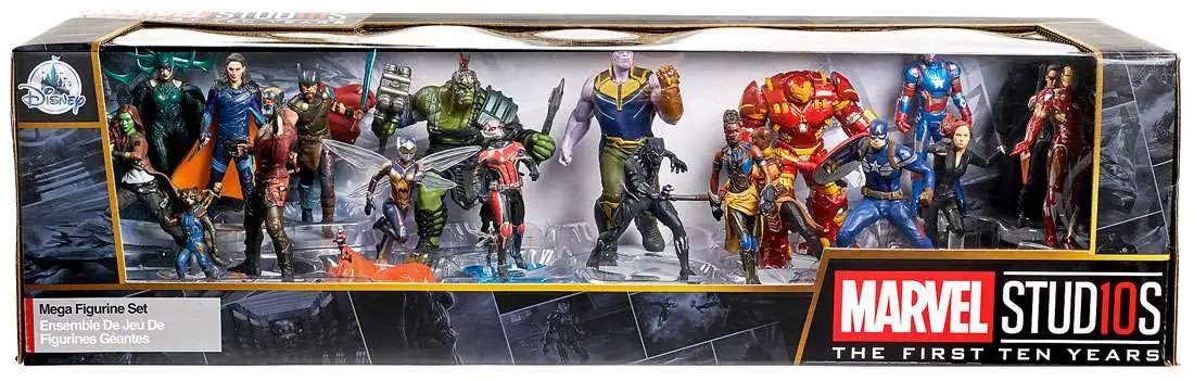 Marvel Studios The First Ten Years Mega Figurine Set of 20-3.75" Figs Total New 