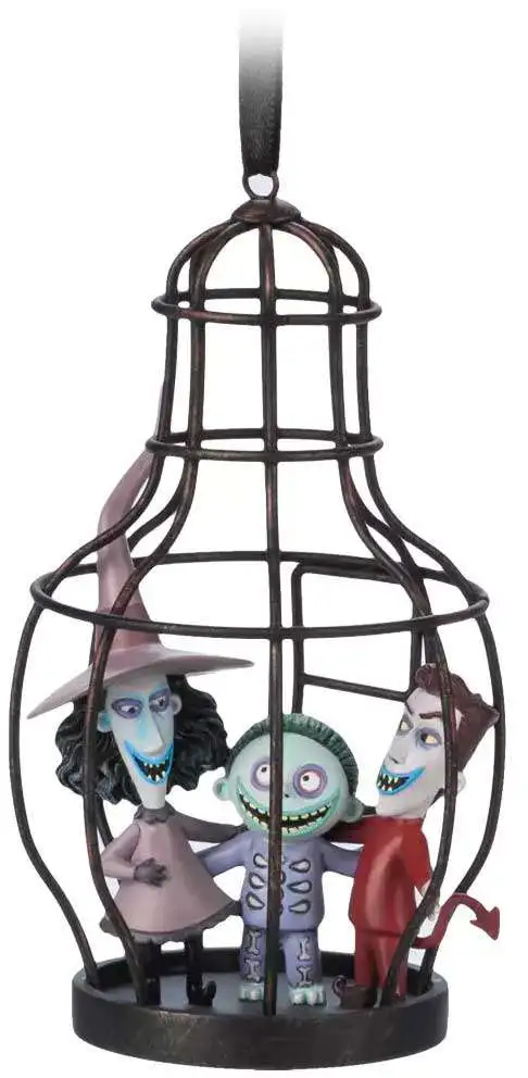 Disney The Nightmare Before Christmas 2021 Lock, Shock, and Barrel Exclusive Sketchbook Ornament